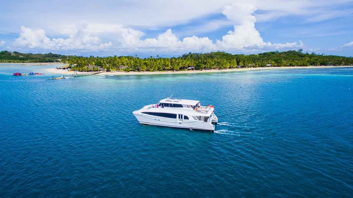 Malolo Cat vessel off Malolo Lailai Island