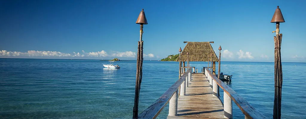 Beachfront setting at Malolo Island Resort Fiji