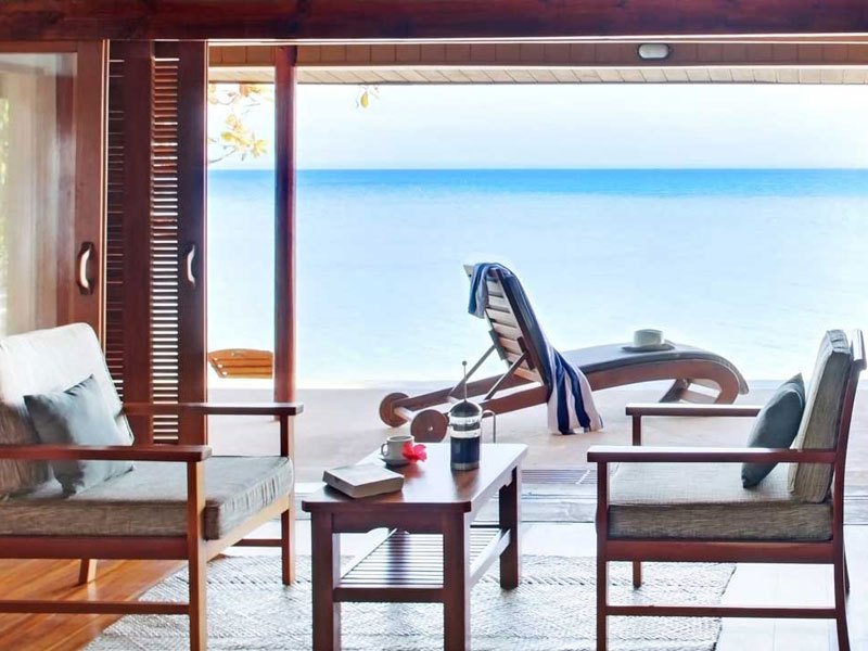 Ocean outlook from a Premium Bure at Toberua