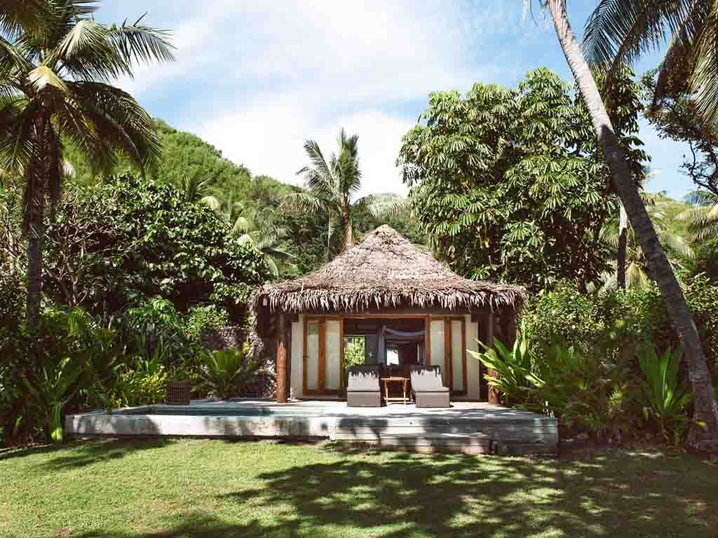 Beachfront Pool Bure with a personal pool at Tokoriki Island Resort